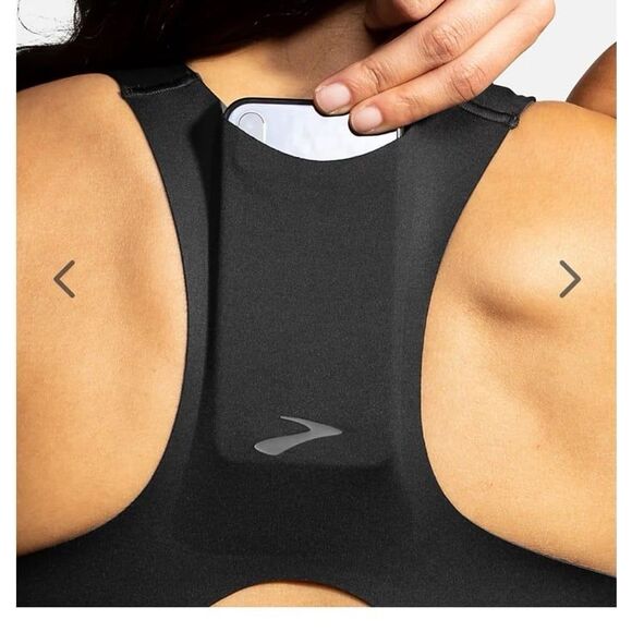 Brooks Run Drive 3 Pocket Sports Bra - Picture 3 of 9